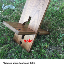 Flatstack™ signed micro hardwood / hardwood veneer / walnut